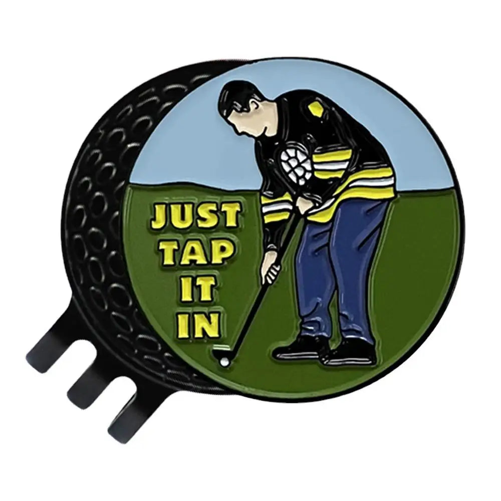 Golf Ball Marker- Magnetic Removable Metal Golf Clip