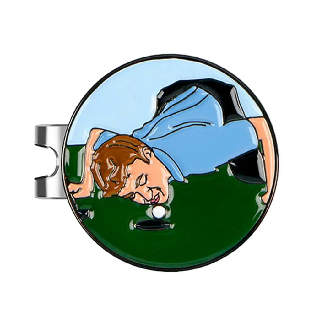 Golf Ball Marker- Magnetic Removable Metal Golf Clip