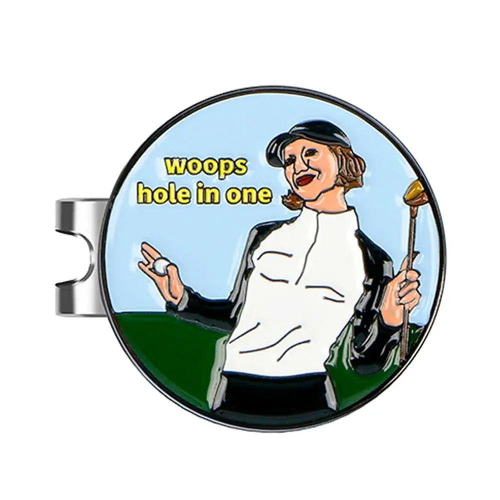 Golf Ball Marker- Magnetic Removable Metal Golf Clip