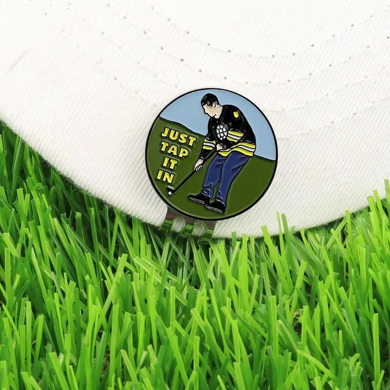 Golf Ball Marker- Magnetic Removable Metal Golf Clip