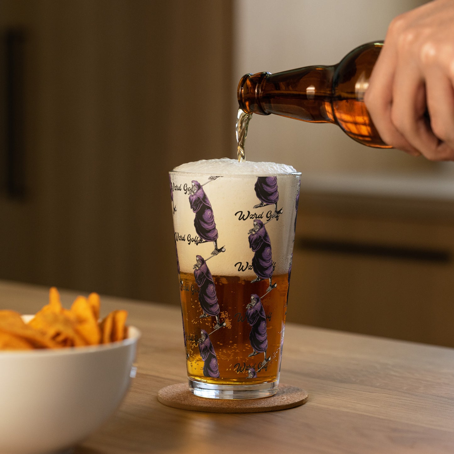 Wzrd Golf Pint Glass
