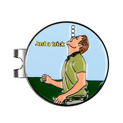 Golf Ball Marker- Magnetic Removable Metal Golf Clip